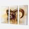 Designart - Portrait of Wild Ram With Mighty Horns I - Modern Canvas Wall Art Print